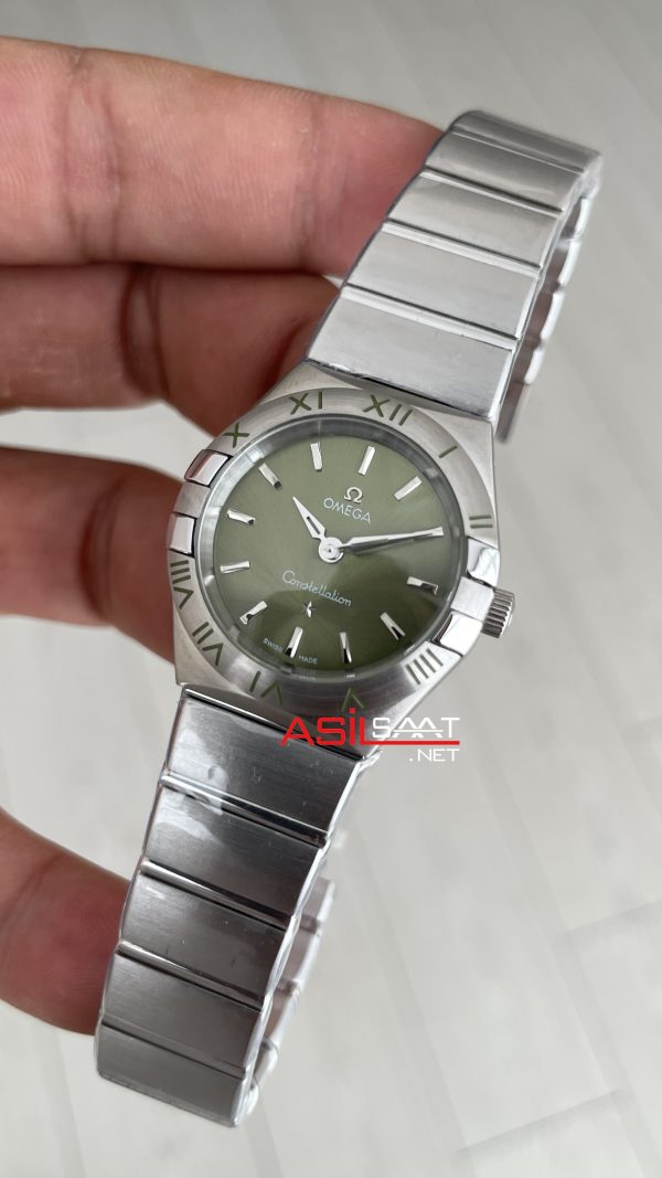 Omega Constellation Yeşil 28mm Kadın Saati Omega Constellation Yeşil 28mm Kadın Saati