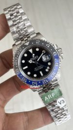 Rolex Batgirl Gmt Master II 126710BLNR Jubilee 40mm 3285 AR Factory V3 Super Klon Eta Swiss