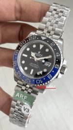 Rolex Batgirl Gmt Master II 126710BLNR Jubilee 40mm 3285 AR Factory V3 Super Klon Eta Swiss