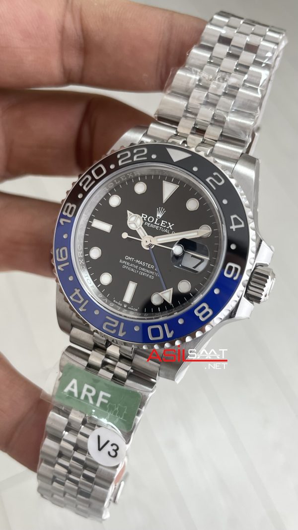 Rolex Batgirl Gmt Master II 126710BLNR Jubilee 40mm 3285 AR Factory V3 Super Klon Eta Swiss