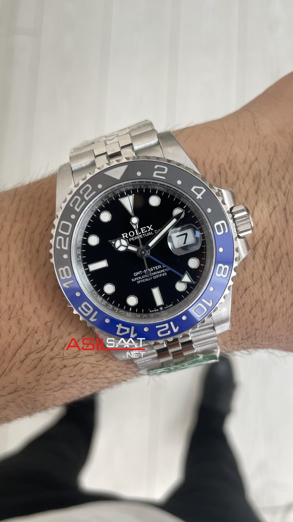 Rolex Batgirl Gmt Master II 126710BLNR Jubilee 40mm 3285 AR Factory V3 Super Klon Eta Swiss