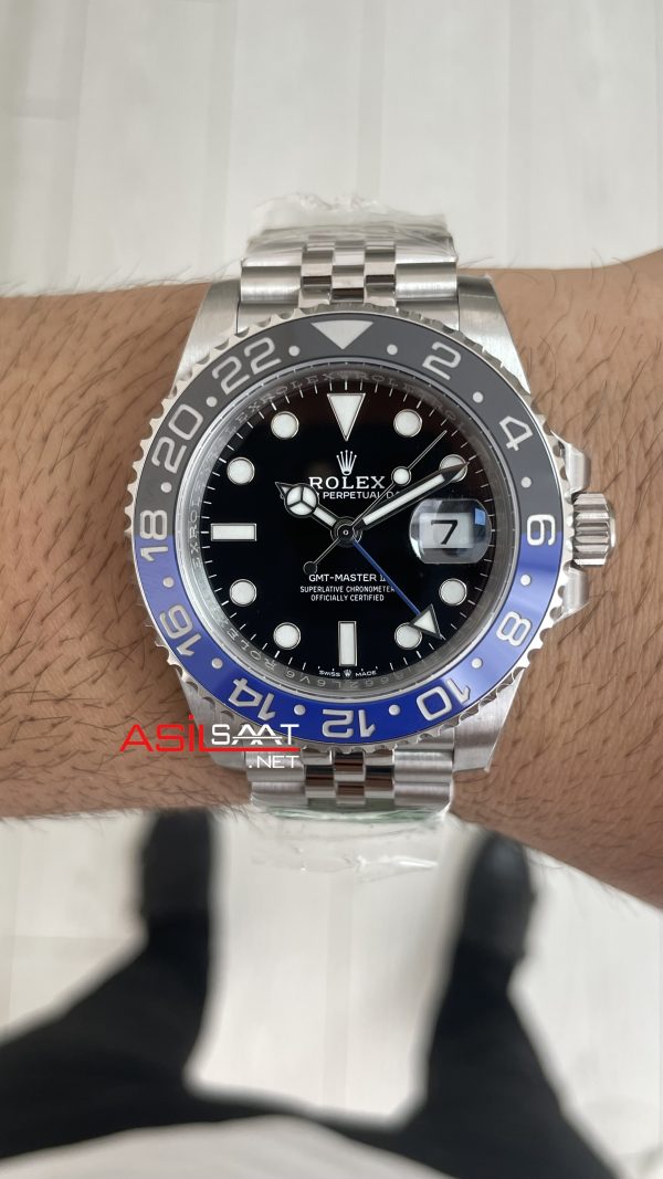 Rolex Batgirl Gmt Master II 126710BLNR Jubilee 40mm 3285 AR Factory V3 Super Klon Eta Swiss