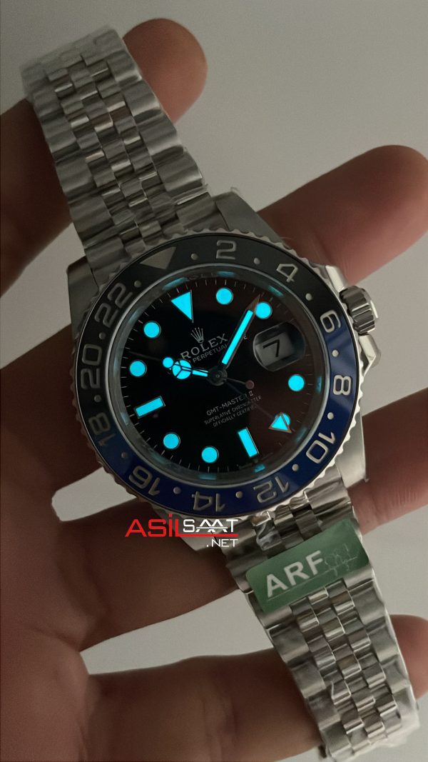 Rolex Batgirl Gmt Master II 126710BLNR Jubilee 40mm 3285 AR Factory V3 Super Klon Eta Swiss