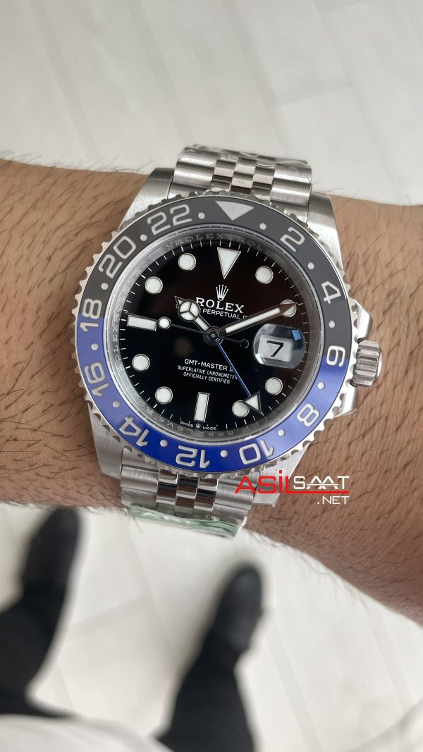 Rolex Batgirl Gmt Master II 126710BLNR Jubilee 40mm 3285 AR Factory V3 Super Klon Eta Swiss