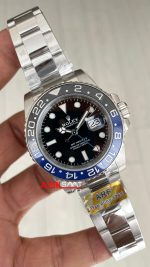 Rolex Batman Gmt Master II 126710BLNR Oyster 40mm DD3285 V3 Super Klon Swiss ETA Saat AR Factory