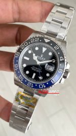Rolex Batman Gmt Master II 126710BLNR Oyster 40mm DD3285 V3 Super Klon Swiss ETA Saat AR Factory