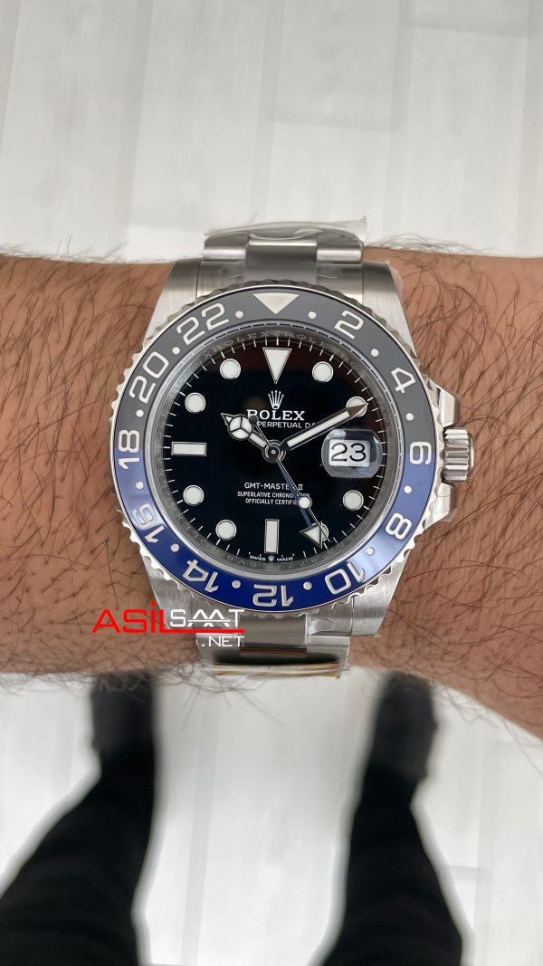 Rolex Batman Gmt Master II 126710BLNR Oyster 40mm DD3285 V3 Super Klon Swiss ETA Saat AR Factory Rolex Batman Gmt Master II 126710BLNR Oyster 40mm DD3285 V3 Super Klon Swiss ETA Saat AR Factory