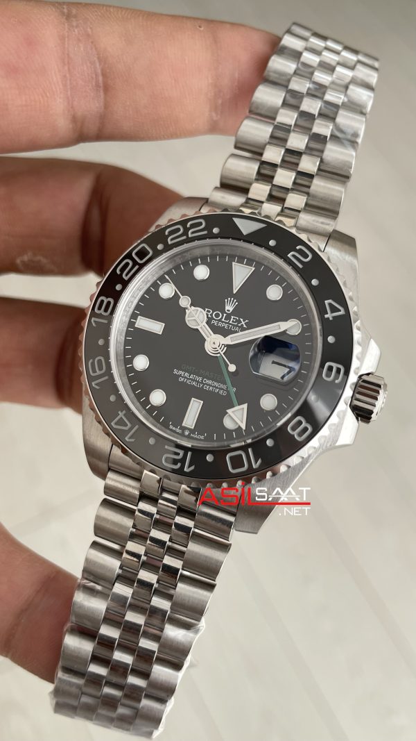 Rolex Bruce Wayne Gmt Master II 126710GRNR Jubilee 40mm Replika Saat