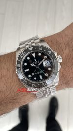 Rolex Bruce Wayne Gmt Master II 126710GRNR Jubilee 40mm Replika Saat