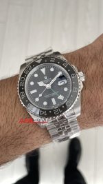 Rolex Bruce Wayne Gmt Master II 126710GRNR Jubilee 40mm Replika Saat