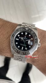 Rolex Bruce Wayne Gmt Master II 126710GRNR Jubilee 40mm Replika Saat