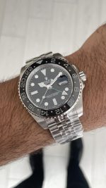 Rolex Bruce Wayne Gmt Master II 126710GRNR Jubilee 40mm Replika Saat