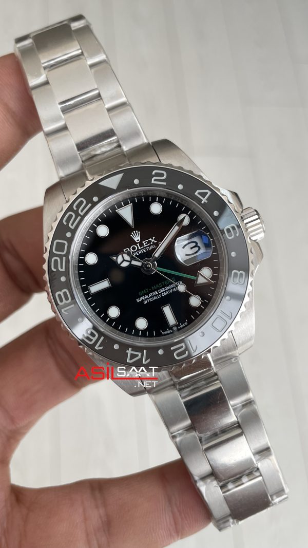 Rolex Bruce Wayne Gmt Master II 126710GRNR Oyster 40mm Replika Saat Rolex Bruce Wayne Gmt Master II 126710GRNR Oyster 40mm Replika Saat