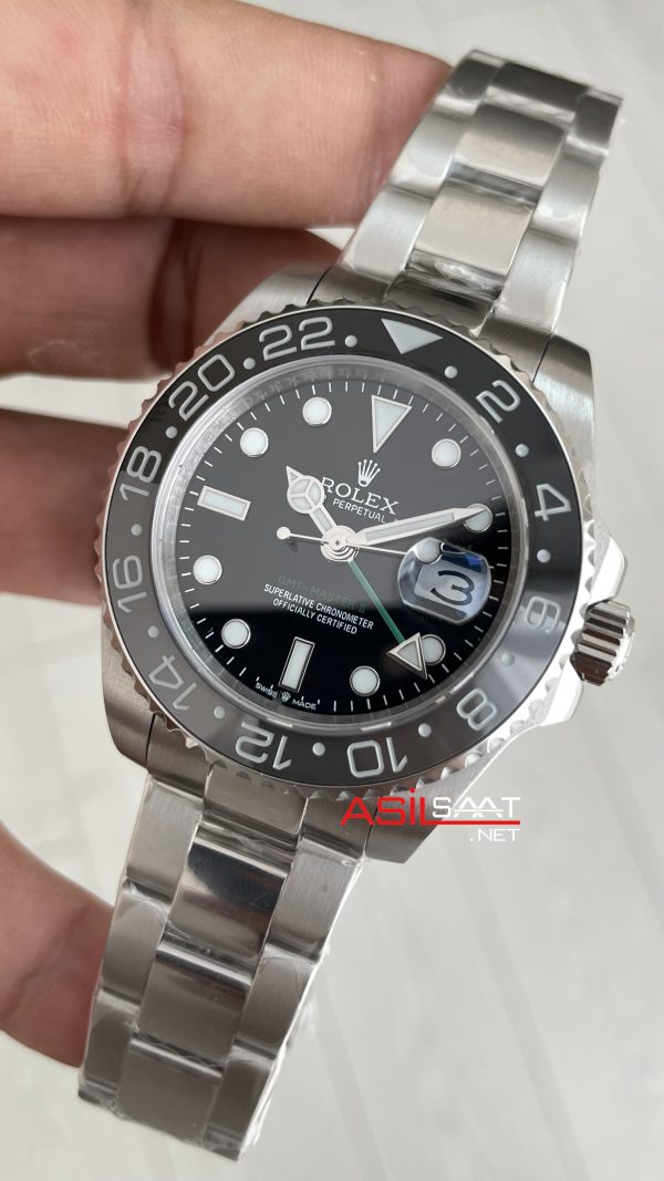 Rolex Bruce Wayne Gmt Master II 126710GRNR Oyster 40mm Replika Saat Rolex Bruce Wayne Gmt Master II 126710GRNR Oyster 40mm Replika Saat