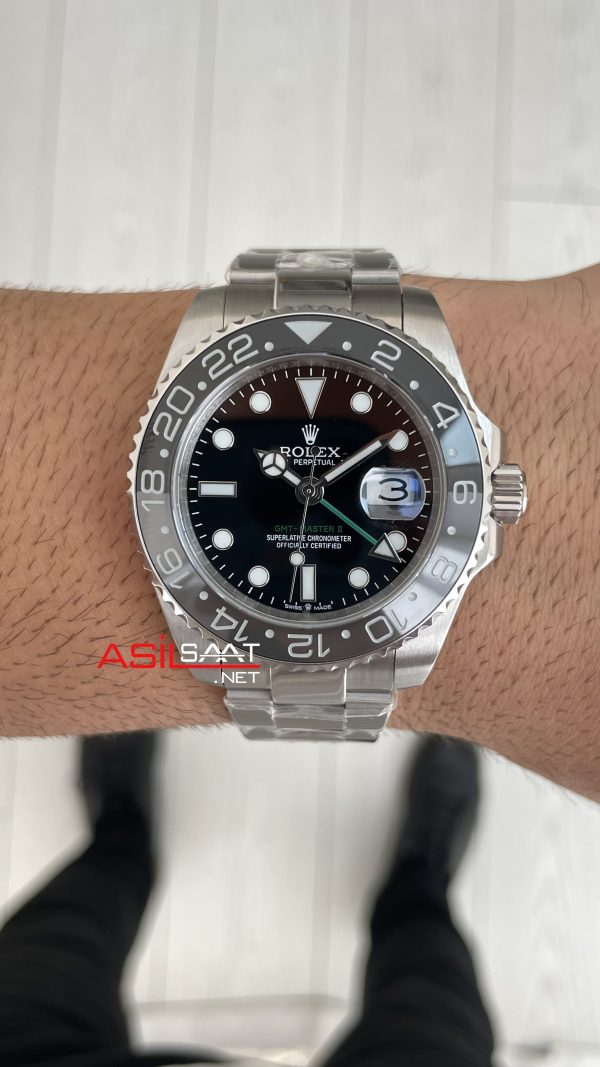 Rolex Bruce Wayne Gmt Master II 126710GRNR Oyster 40mm Replika Saat Rolex Bruce Wayne Gmt Master II 126710GRNR Oyster 40mm Replika Saat