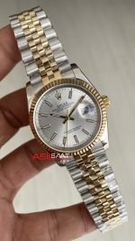 Rolex Datejust Beyaz Kadran 126233 Jubilee Two Tone Gold 36mm Kadın Kol Saati
