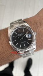 Rolex Datejust Gri Kadran 126334 Oyster Rhodium Grey 41mm Replika Saat