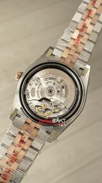Rolex Datejust Jubilee 126331 Rosegold Two Tone Siyah Kadran 41mm 3235 Super Clone Swiss ETA Clean Factory