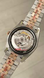 Rolex Datejust Jubilee 126331 Rosegold Two Tone Siyah Kadran 41mm 3235 Super Clone Swiss ETA Clean Factory