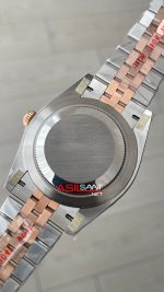 Rolex Datejust Jubilee 126331 Rosegold Two Tone Siyah Kadran 41mm 3235 Super Clone Swiss ETA Clean Factory