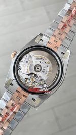 Rolex Datejust Jubilee 126331 Rosegold Two Tone Siyah Kadran 41mm 3235 Super Clone Swiss ETA Clean Factory