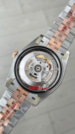 Rolex Datejust Jubilee 126331 Rosegold Two Tone Siyah Kadran 41mm 3235 Super Clone Swiss ETA Clean Factory