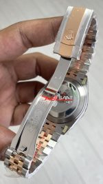 Rolex Datejust Jubilee 126331 Rosegold Two Tone Siyah Kadran 41mm 3235 Super Clone Swiss ETA Clean Factory