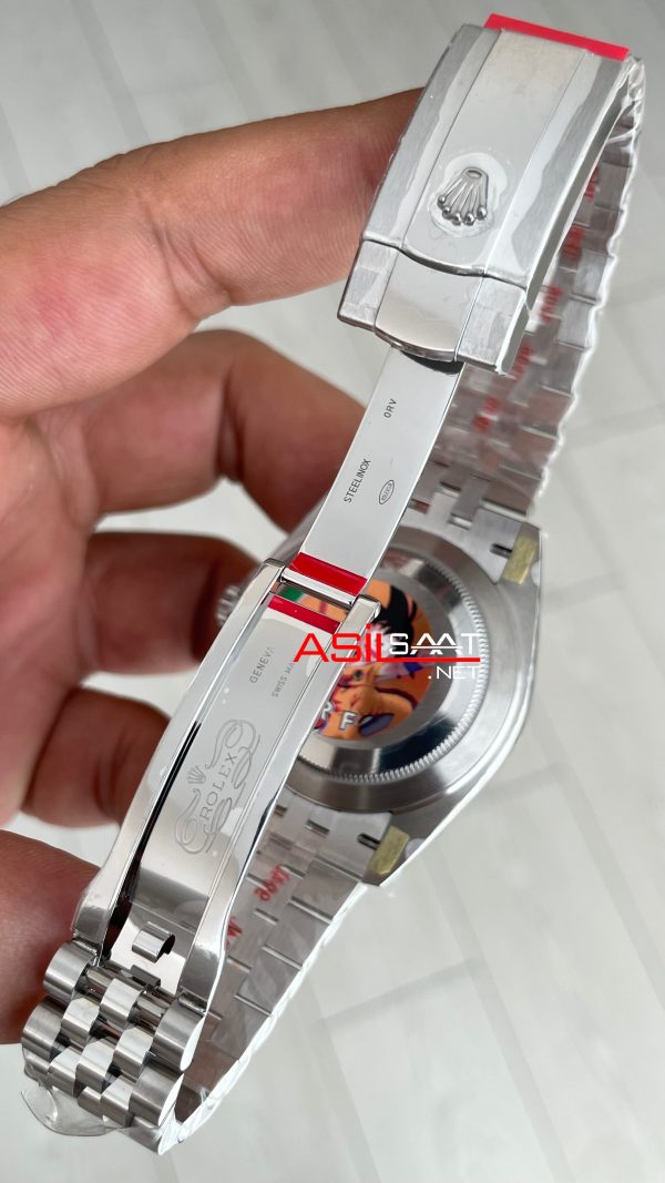 Rolex Datejust Siyah 126334 Jubilee 41mm DD3235 V2 Super Klon Swiss ETA Saat AR Factory