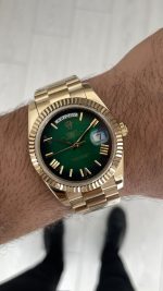Rolex Day Date Yeşil 228238 Ombre Green Gold 40mm