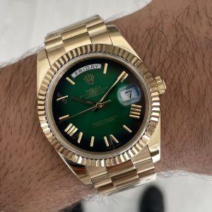 Rolex Day Date Yeşil 228238 Ombre Green Gold 40mm