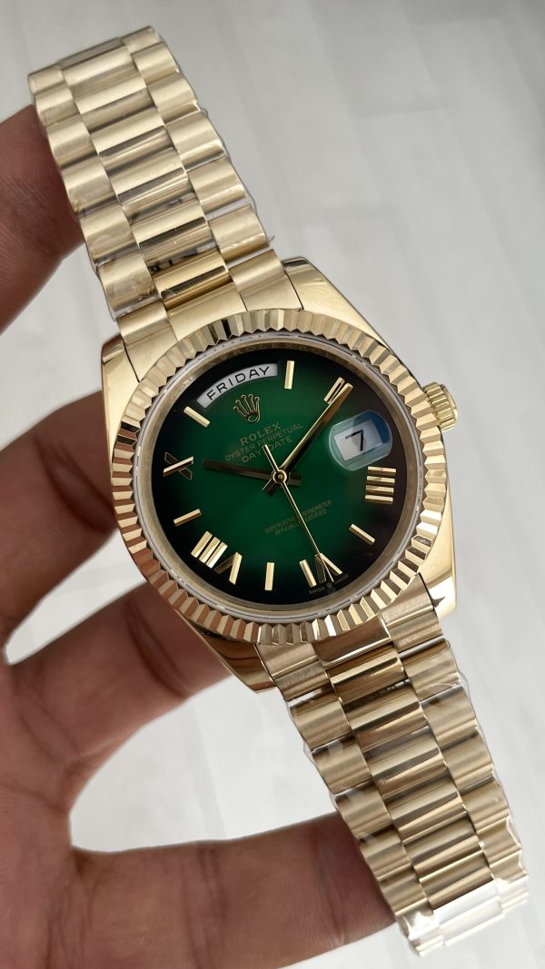 Rolex Day Date Yeşil 228238 Ombre Green Gold 40mm Rolex Day Date Yeşil 228238 Ombre Green Gold 40mm