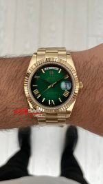 Rolex Day Date Yeşil 228238 Ombre Green Gold 40mm