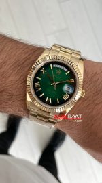 Rolex Day Date Yeşil 228238 Ombre Green Gold 40mm