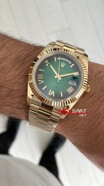 Rolex Day Date Yeşil 228238 Ombre Green Gold 40mm