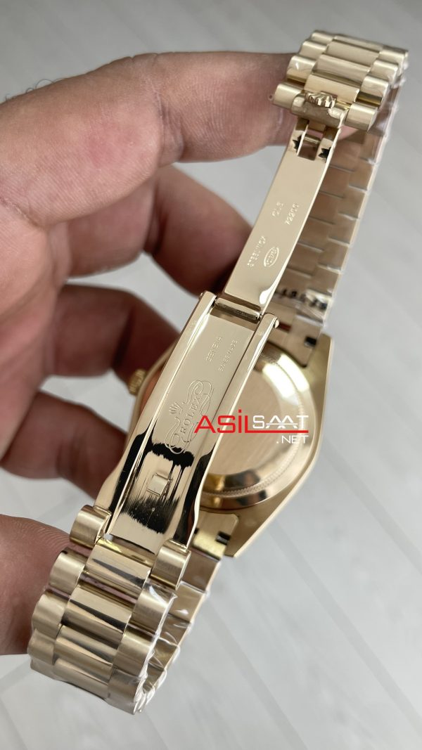 Rolex Day Date Yeşil 228238 Ombre Green Gold 40mm Replika Saat