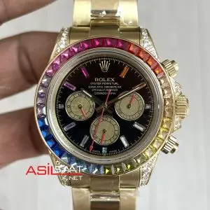 Rolex Daytona Rainbow 126598RBOW Replika Saat