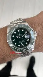 Rolex Hulk Gmt Master II Jubilee Yeşil Kadran 40mm Replika Saat