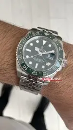 Rolex Hulk Gmt Master II Jubilee Yeşil Kadran 40mm Replika Saat
