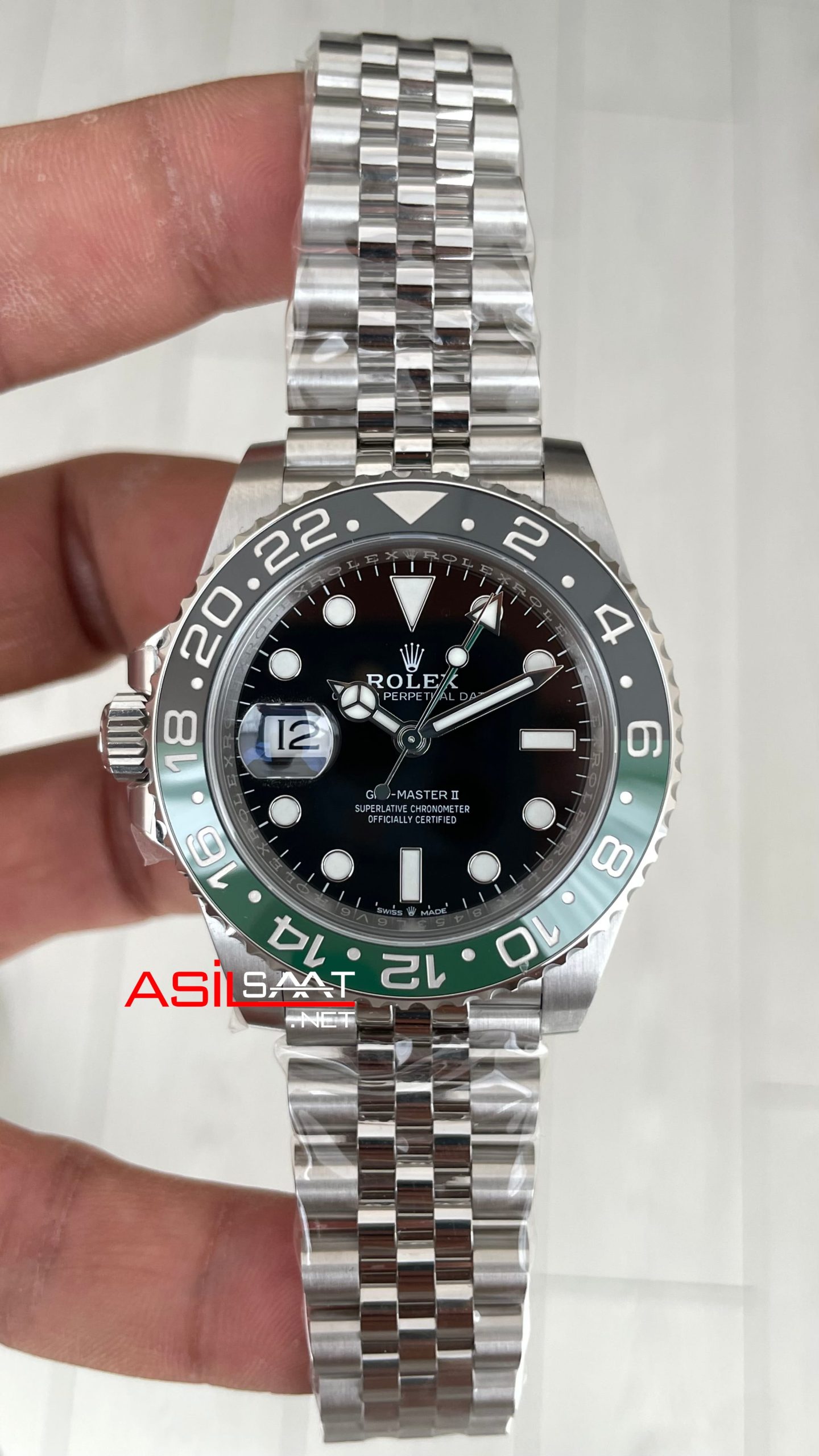 Rolex Sprite Gmt Master II 126720VTNR Jubilee 40mm DD3285 V3 Super Klon Swiss ETA Saat AR Factory Rolex Sprite Gmt Master II 126720VTNR Jubilee 40mm DD3285 V3 Super Klon Swiss ETA Saat AR Factory