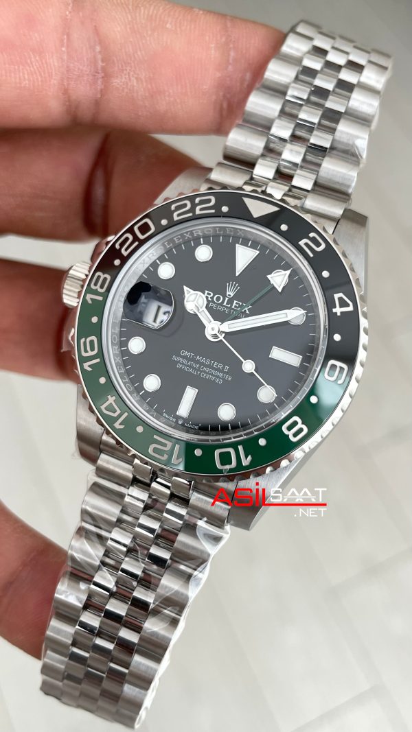 Rolex Sprite Gmt Master II 126720VTNR Jubilee 40mm DD3285 V3 Super Klon Swiss ETA Saat AR Factory Rolex Sprite Gmt Master II 126720VTNR Jubilee 40mm DD3285 V3 Super Klon Swiss ETA Saat AR Factory