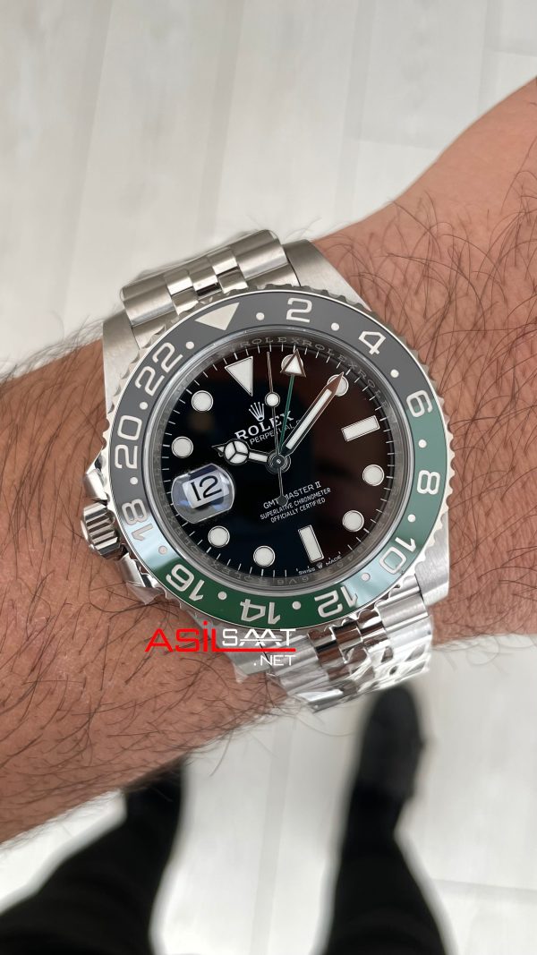 Rolex Sprite Gmt Master II 126720VTNR Jubilee 40mm DD3285 V3 Super Klon Swiss ETA Saat AR Factory Rolex Sprite Gmt Master II 126720VTNR Jubilee 40mm DD3285 V3 Super Klon Swiss ETA Saat AR Factory
