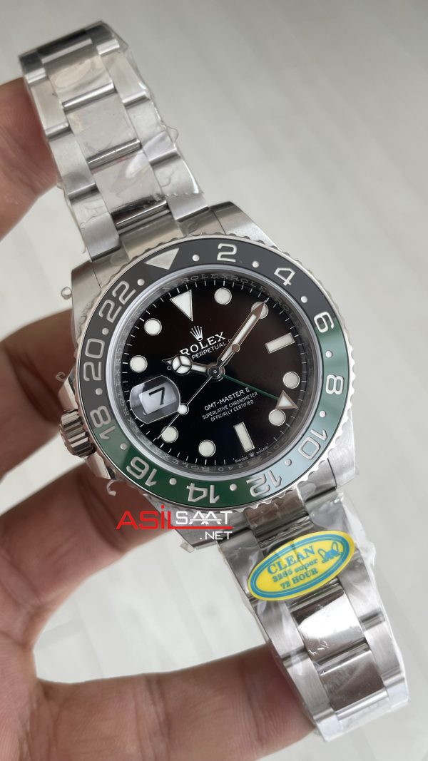 Rolex Sprite Gmt Master II 126720VTNR Oyster 40mm 3285 Clean Factory V3 Super Klon Eta Swiss