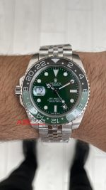 Rolex Sprite Gmt Master II 126729VTNR Jubilee 40mm Replika Saat