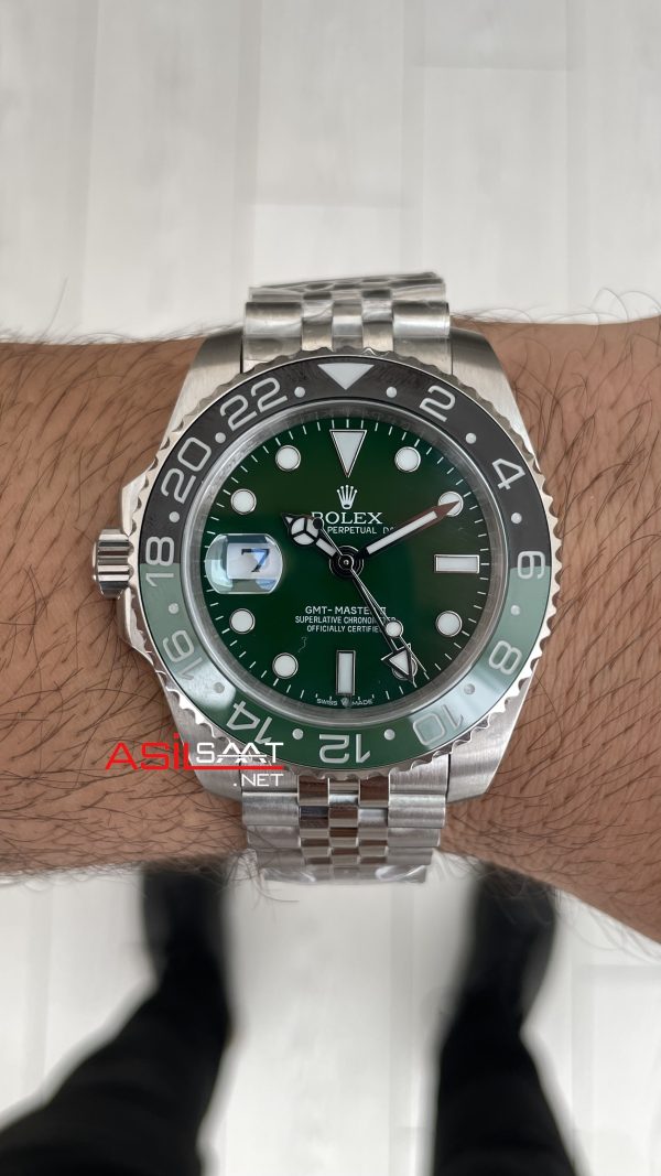 Rolex Sprite Gmt Master II 126729VTNR Jubilee 40mm Replika Saat