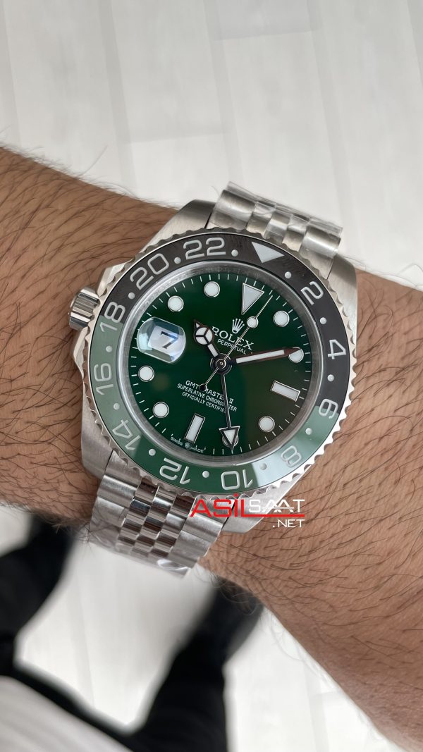 Rolex Sprite Gmt Master II 126729VTNR Jubilee 40mm Replika Saat