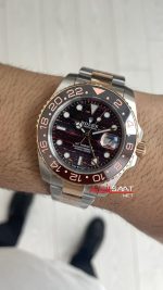 Rolex Tiger Iron Dial Root Beer 126711CHNR Oyster 40mm Everosegold Replika Saat