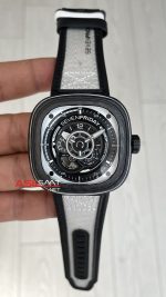SevenFriday White Carbon P Serisi P3C/07 Beyaz Kadran 47mm Replika Saat