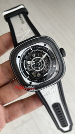 SevenFriday White Carbon P Serisi P3C/07 Beyaz Kadran 47mm Replika Saat