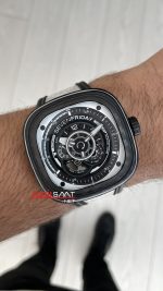 SevenFriday White Carbon P Serisi P3C/07 Beyaz Kadran 47mm Replika Saat