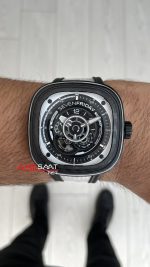 SevenFriday White Carbon P Serisi P3C/07 Beyaz Kadran 47mm Replika Saat
